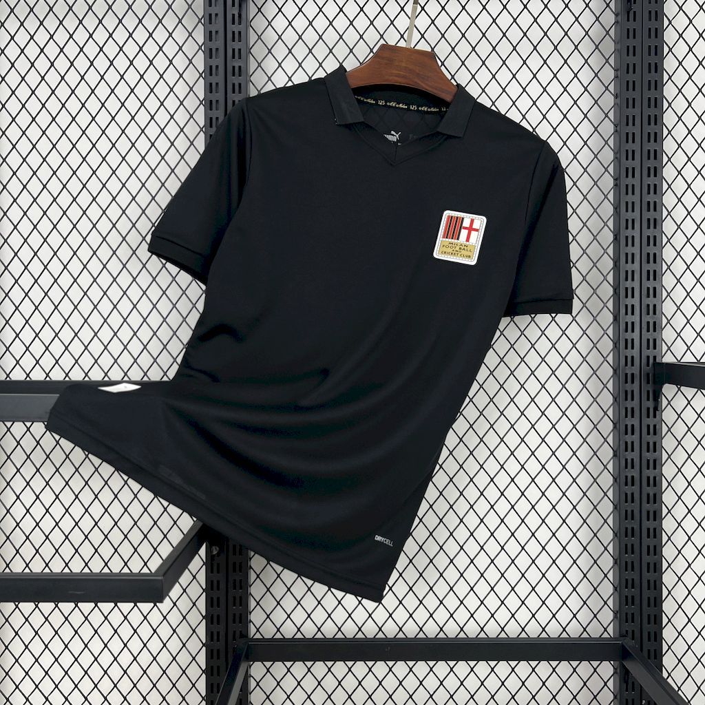 AC Milan 2024-25 125th Black goalkeeper Retro Jersey AC Milan 2024-25 125th Black goalkeeper Retro Jersey