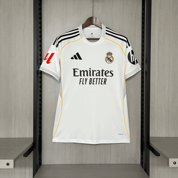 2025 26 Real Madrid home jersey