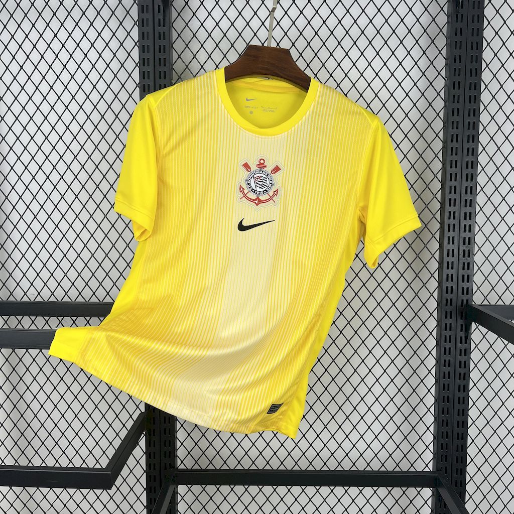 Corinthians 2025-26 Yellow goalkeeper Jersey Corinthians 2025-26 Yellow goalkeeper Jersey