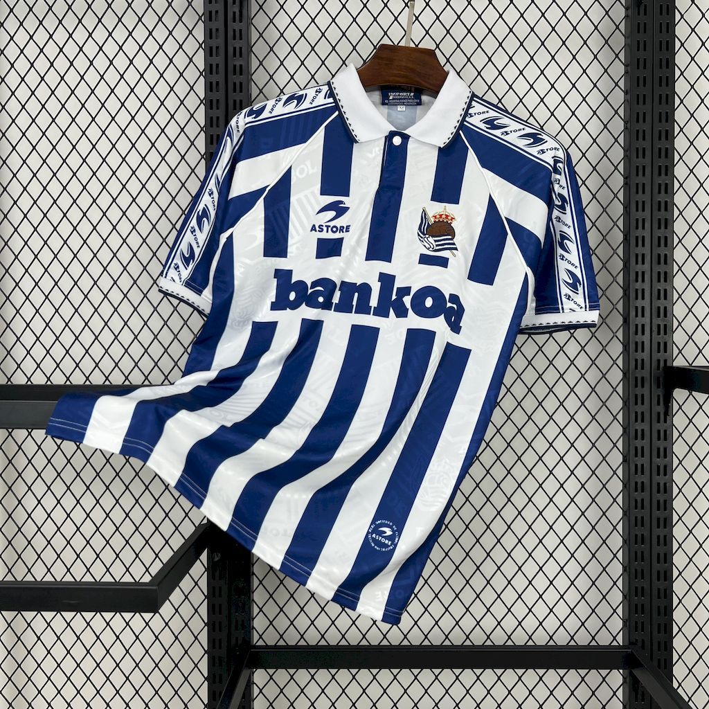 Real Sociedad 1994-95 Home Retro Jersey Real Sociedad 1994-95 Home Retro Jersey