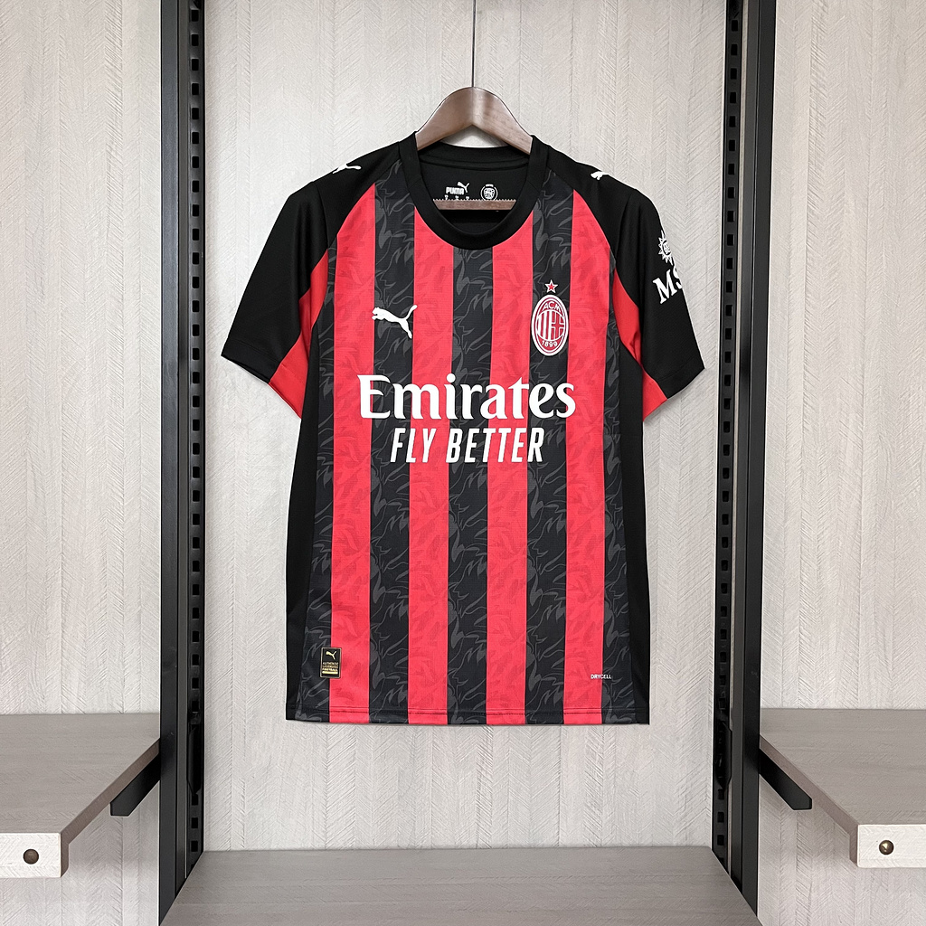 2025-26 AC Milan Home Jersey 2025-26 AC Milan Home Jersey
