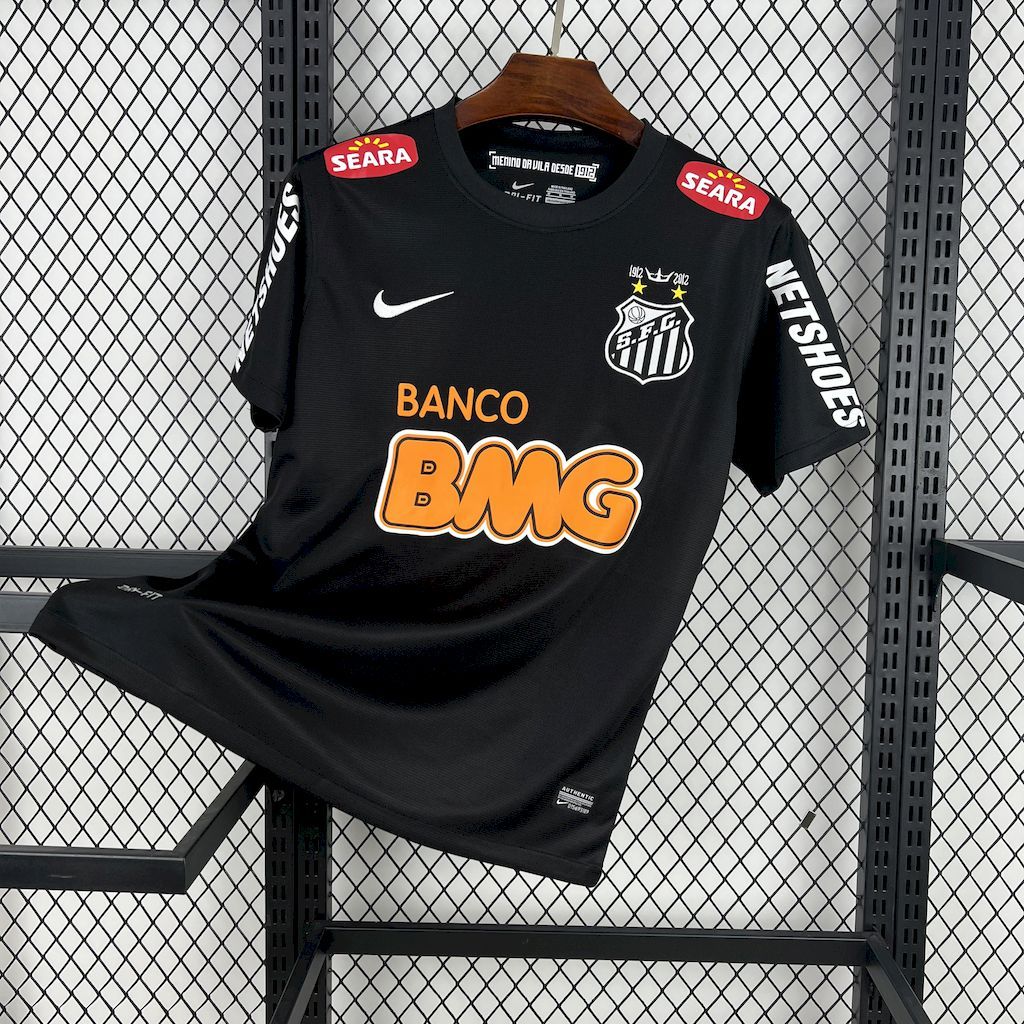 Santos 2011-12 Black Retro Jersey Santos 2011-12 Black Retro Jersey
