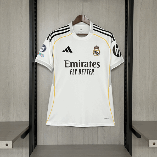 2025 26 Real Madrid home jersey