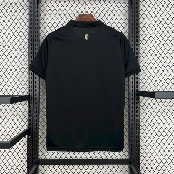 AC Milan 2024-25 125th Black goalkeeper Retro Jersey - Image 3