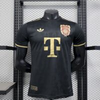 d8085f6c51264f59b709c53d9e0fd00a Bayern Munich 202425 125 Anniversary Black Jersey Player Version