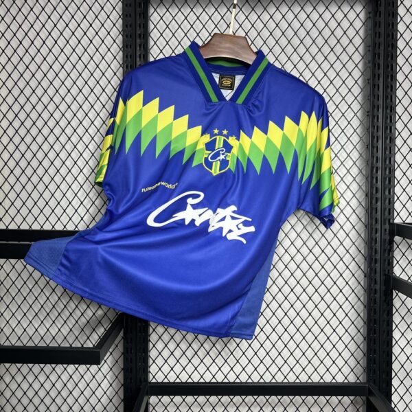 Brazil 1995 Away Corteiz Retro Jersey - Image 3