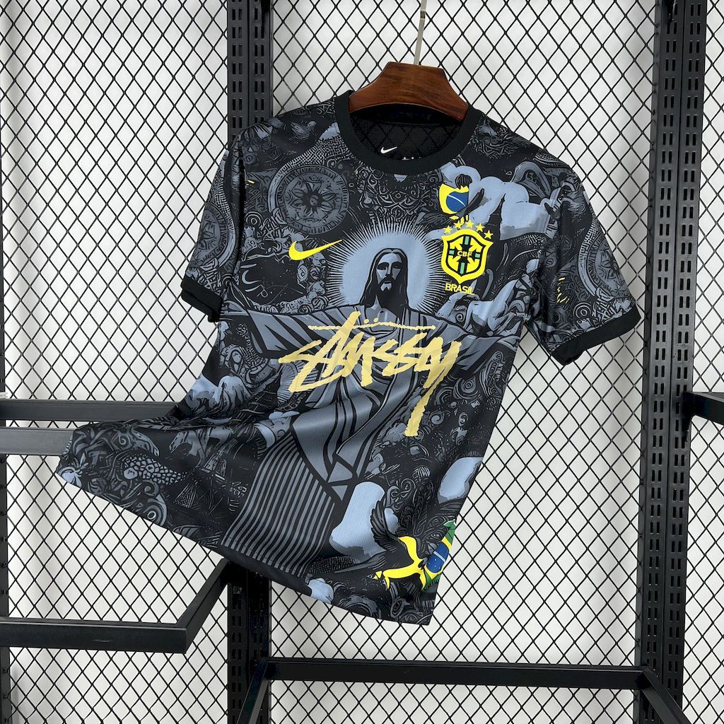 Brazil 202425 X STUSSY Jersey Brazil 202425 X STUSSY Jersey