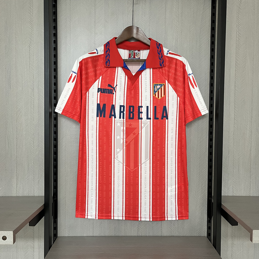 Retro Atletico Madrid 1994-95 home jersey Retro Atletico Madrid 1994-95 home jersey
