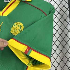 Cameroon 1998 Home Retro Jersey - Image 3