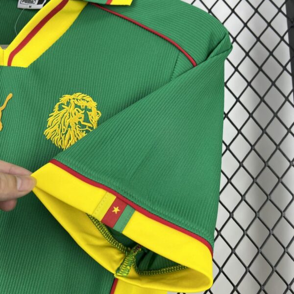Cameroon 1998 Home Retro Jersey - Image 3