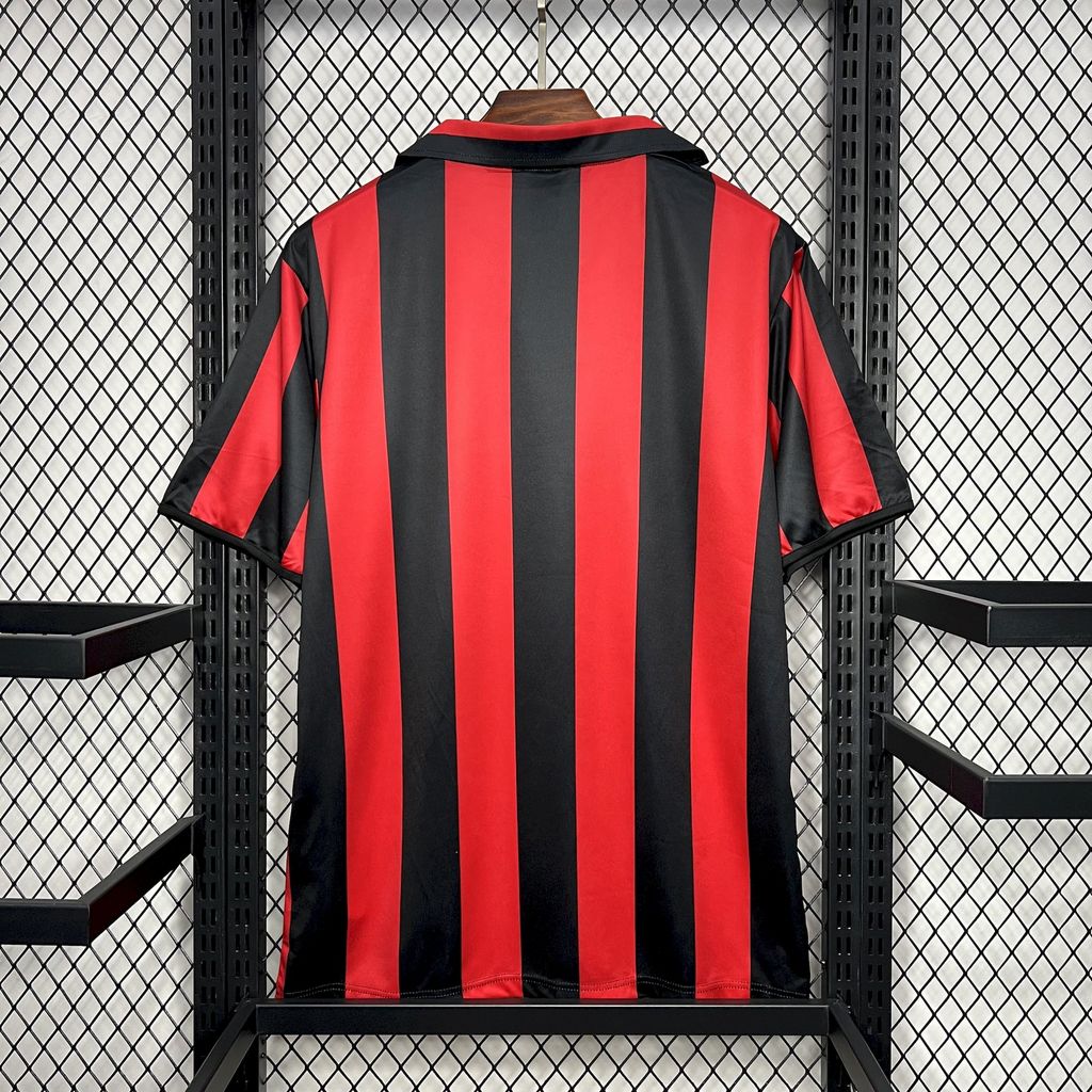 dc1a21d5cf7a484bba994070587b3ab3 AC Milan 1988-89 Home Retro Jersey