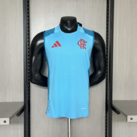 Vest 2025-26 Flamengo Training Wear Light Blue Jersey