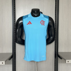 Vest 2025-26 Flamengo Training Wear Light Blue Jersey