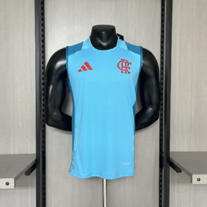 Vest 2025 26 Flamengo Training Wear Light Blue Jersey