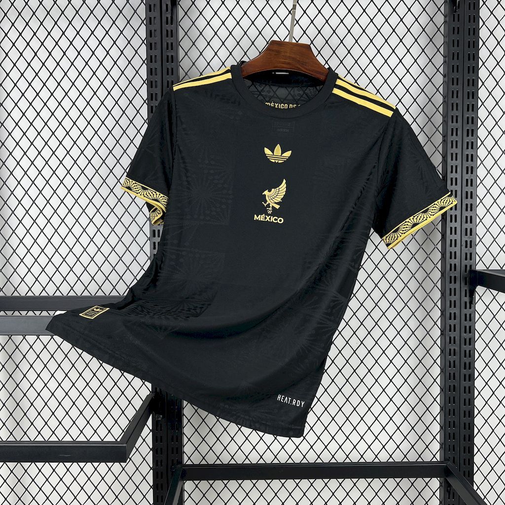 Mexico 2025-26 Gold- Black Jersey Mexico 2025-26 Gold- Black Jersey