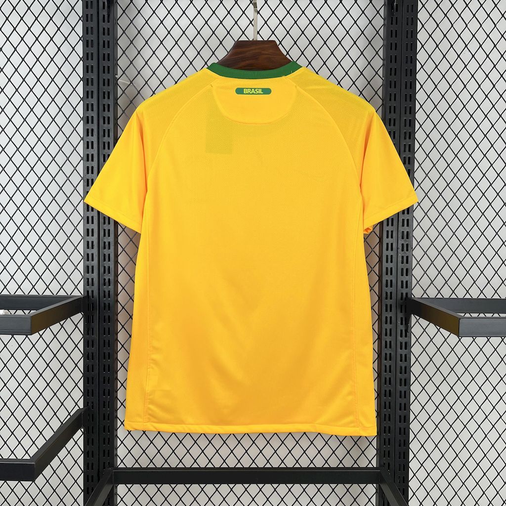 dcd3cf8144a7448b90f9b027890a6625 Brazil 2010 Home Retro Jersey