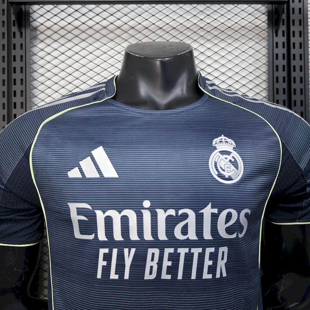 Real Madrid 2025-26 Away Jersey Player Version