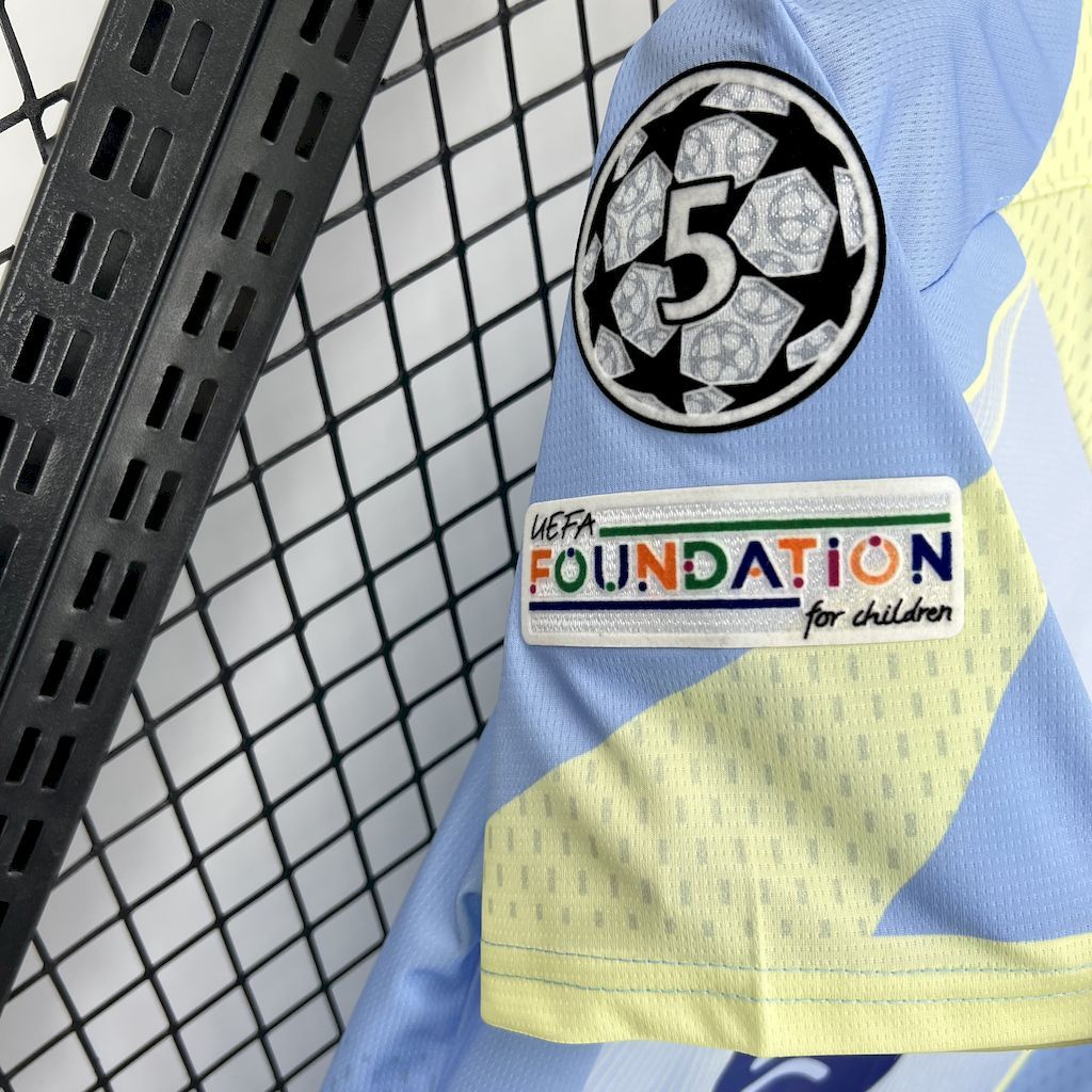 Barcelona 2025-26 blue special edition Jersey (With Champions League)