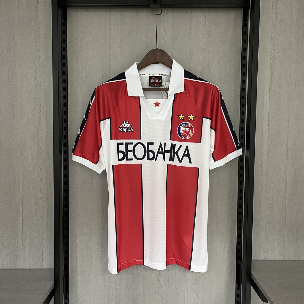Retro 1995-97 Belgrade Red Star Home Retro 1995-97 Belgrade Red Star Home