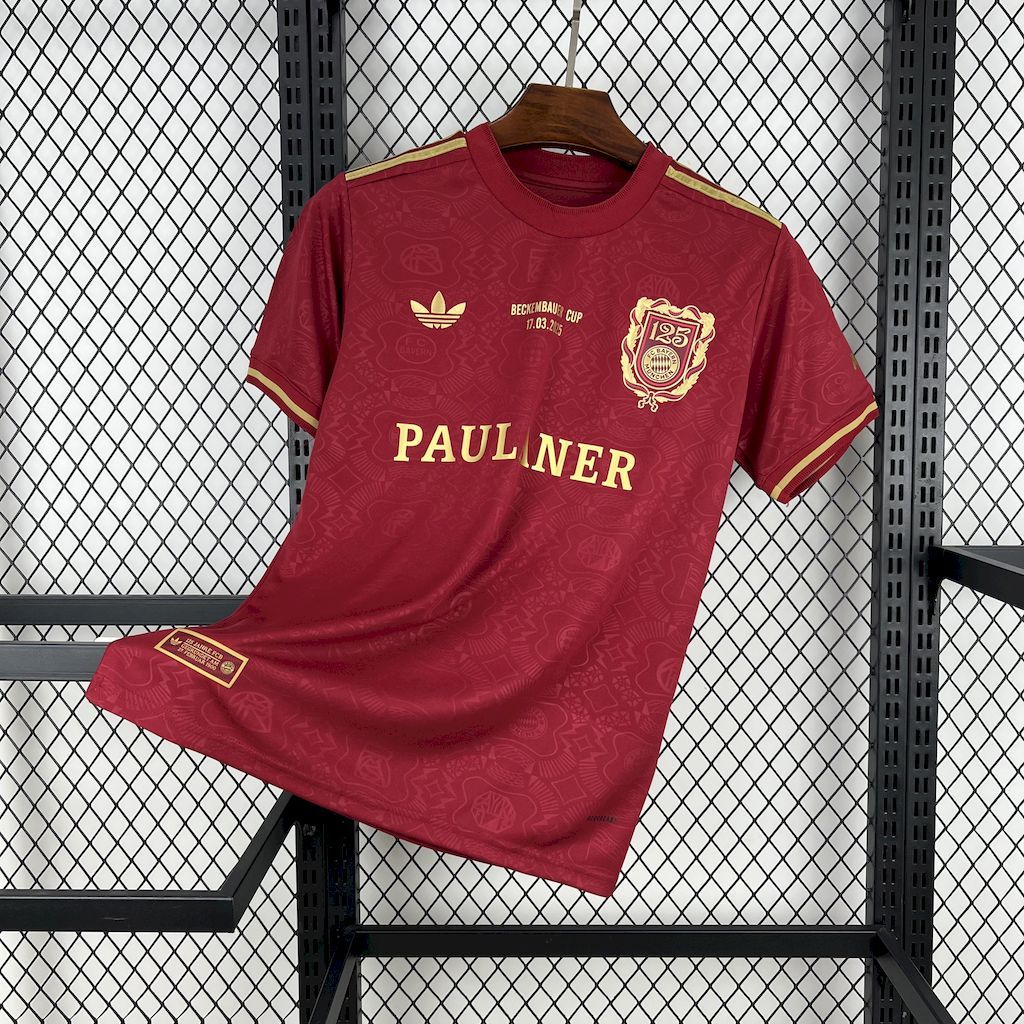 Bayern Munich 202425 125 Anniversary Beckenbauer Cup Jersey Bayern Munich 202425 125 Anniversary Beckenbauer Cup Jersey
