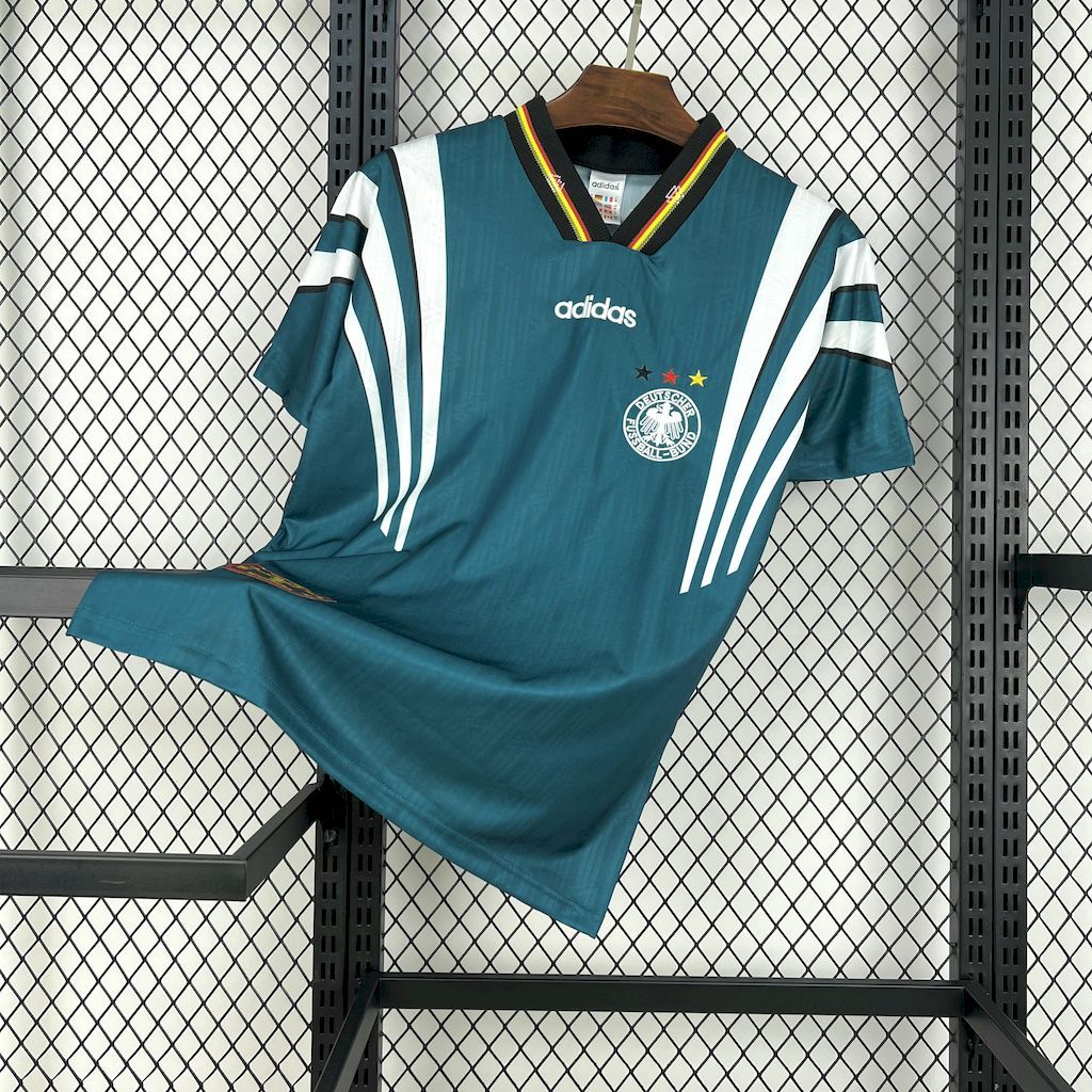 Germany 1996 Away Retro Jersey Germany 1996 Away Retro Jersey