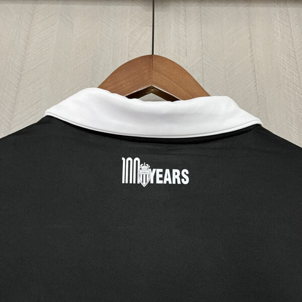 2025 26 AS Monaco 100th Anniversary Black Jersey