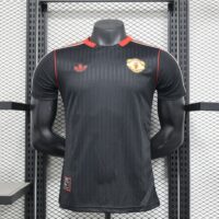 Manchester United 2025-26 Black Terrace Icons Jersey Player Version