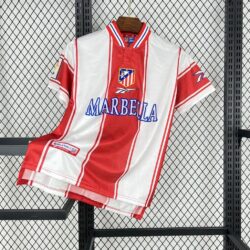 Atletico Madrid 1999-00 Home Retro Jersey