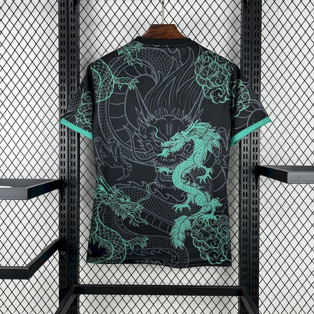 Real Madrid 2025-26 Green and Black Dragon Special Edition Jersey