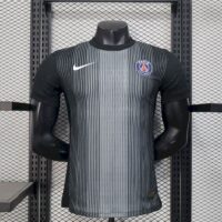 Paris Saint-Germain 202425 Black goalkeeper uniform Jersey Player Version Paris Saint-Germain 202425 Black goalkeeper uniform Jersey Player Version