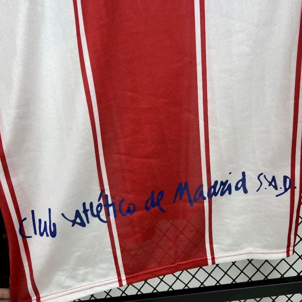 Atletico Madrid 1999-00 Home Retro Jersey