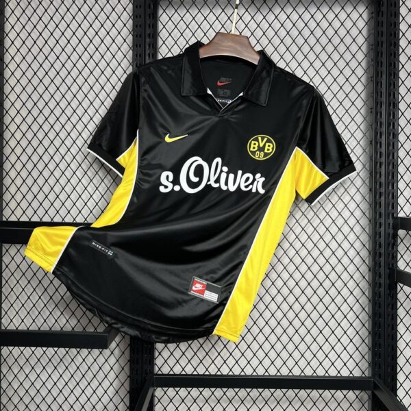 Borussia Dortmund 1998-00 Away Retro Jersey - Image 3