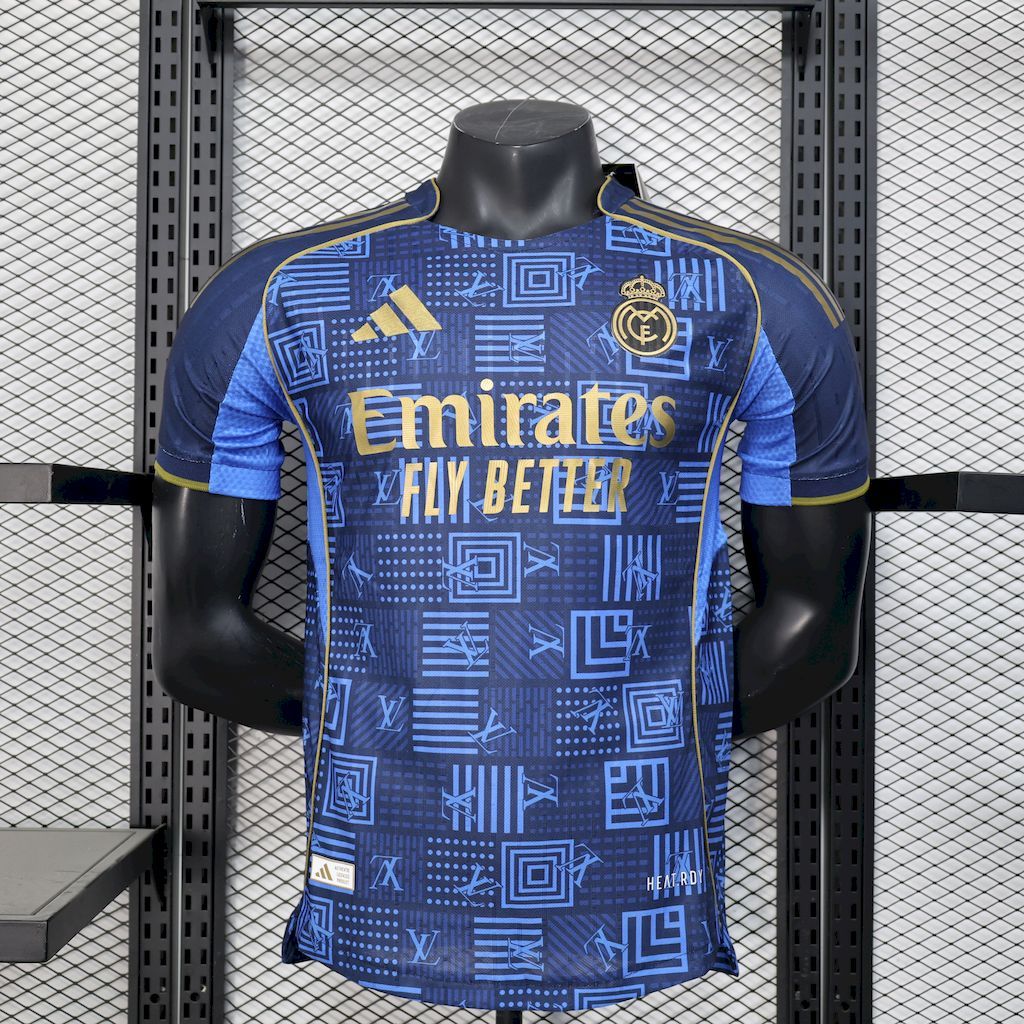 Real Madrid 2025-26 Louis Vuitton Joint Edition Jersey Player Version