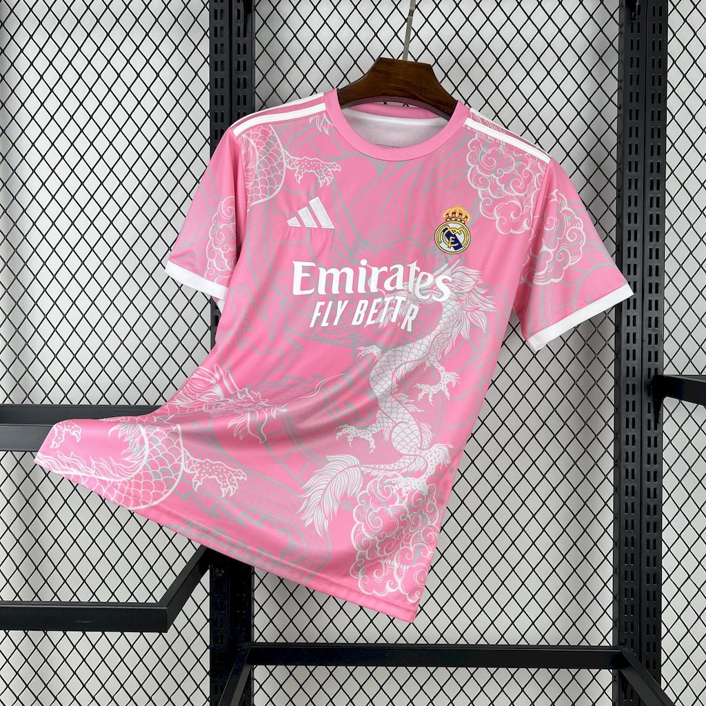 Real Madrid 2025-26 Pink Dragon Special Edition Jersey