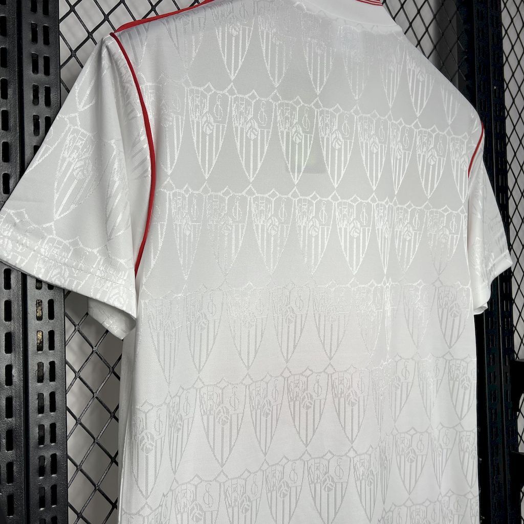 edef53874e064284a225b5ace047ece7 Sevilla FC 1991-92 Home Retro Jersey