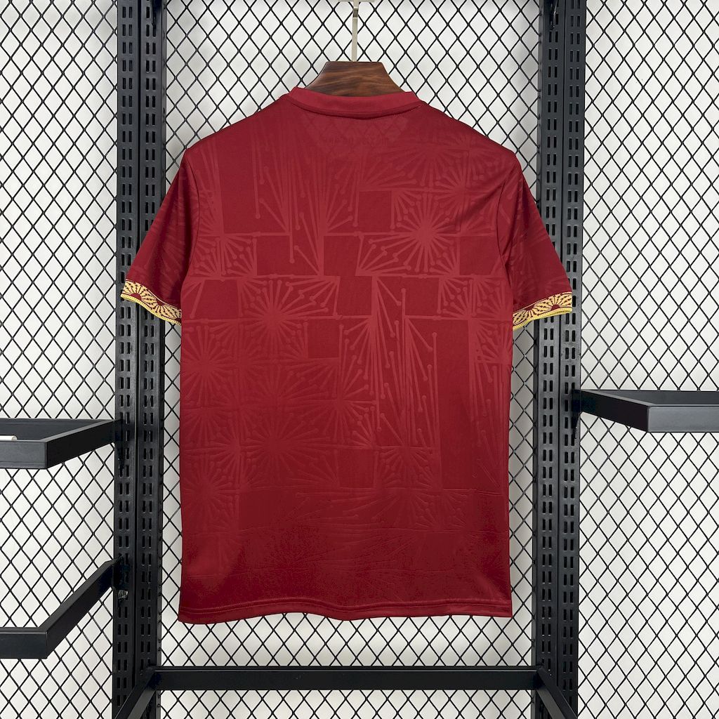 Mexico 2025-26 Gold- Red Jersey