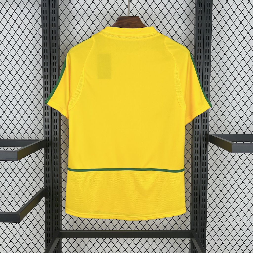 f01b839cedb64490bff2bcbb935ef1cb Brazil 2002 Home Retro Jersey