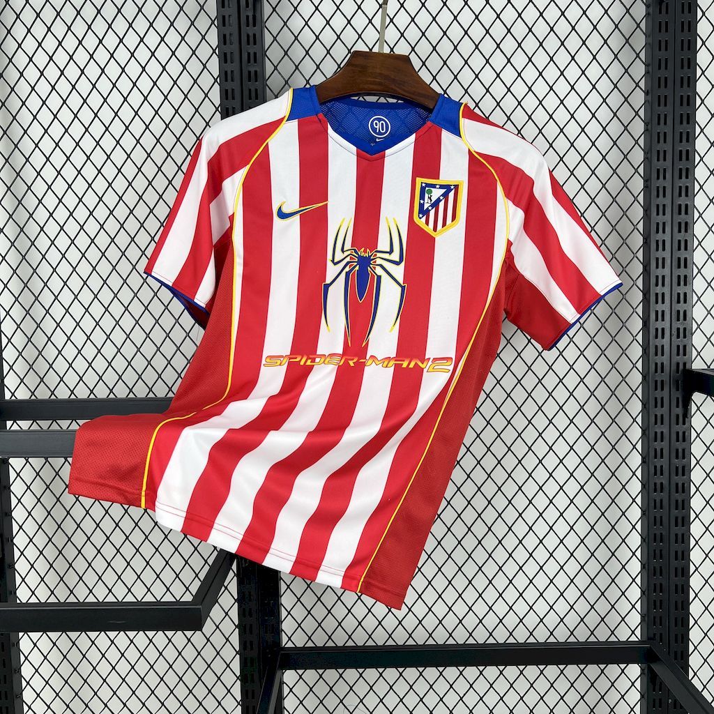 Atletico Madrid 2004-05 Home Retro Jersey