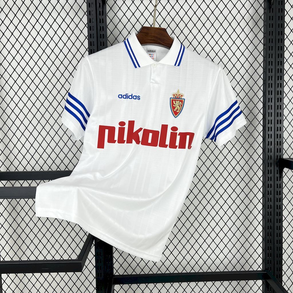Real Zaragoza 1995-97 Home Retro Jersey