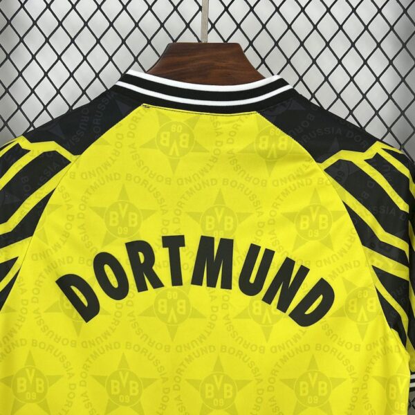 Borussia Dortmund 1994-95 Home Retro Jersey - Image 2