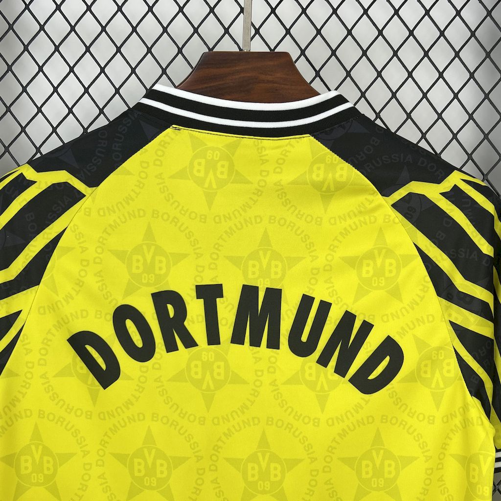 Borussia Dortmund 1994-95 Home Retro Jersey