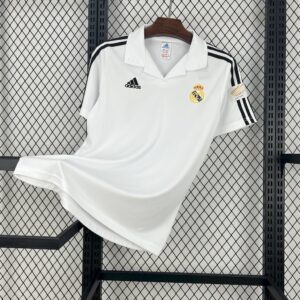 Real Madrid 2001-02 Home UCL Retro Jersey