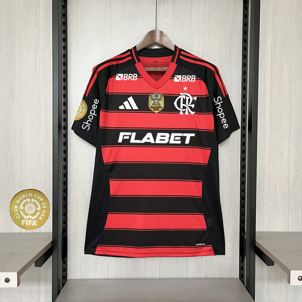 2025-26 Flamengo Home World Club Cup All Sponsors