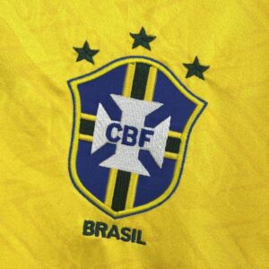 Brazil 1991-93 Home Retro Jersey - Image 3