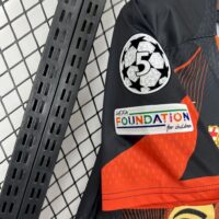 Barcelona 2025-26 black orange special edition Jersey (With Champions League)