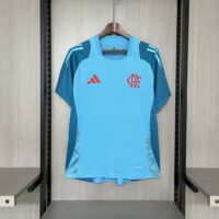 2025-26 Flamengo Training Jersey Light Blue Jersey