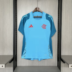 2025-26 Flamengo Training Jersey Light Blue Jersey