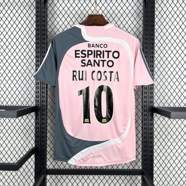 Benfica 2007 08 Away Retro Jersey (With sponsor10#RUI COSTA)