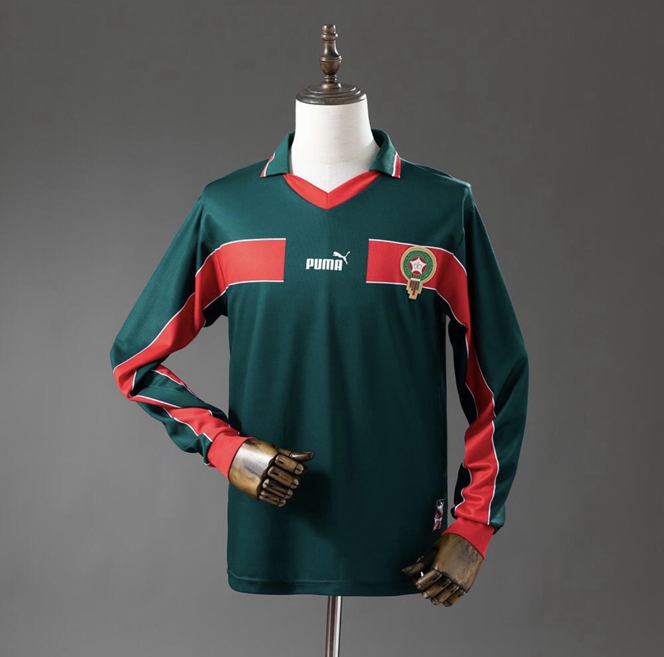 1998 MOROCCO HOME JERSEY LONG SLEEVE