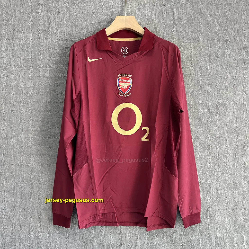 Arsenal Retro 05-06 Home LONG SLEEVES